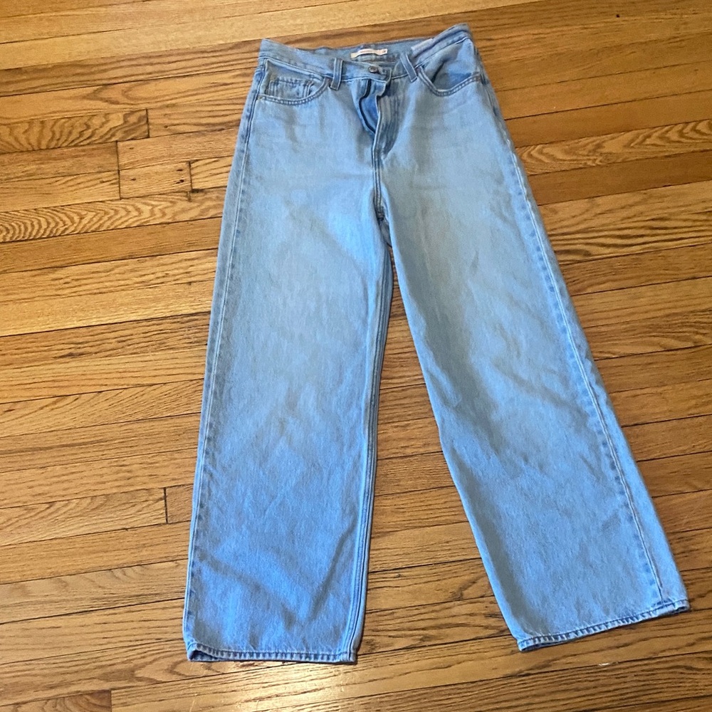 Levi's Premium High Loose/baggy Jeans in Light Blue